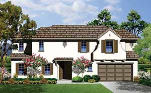 rendering plan 1A front exterior